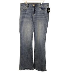 KUT from the Kloth Natalie Flare Medium Wash Jeans Womens Size 14